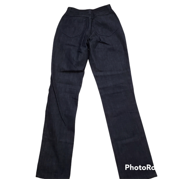 VERSACE Jeans Couture high rise painted straight leg jeans (fits like a 24) - Picture 4 of 15